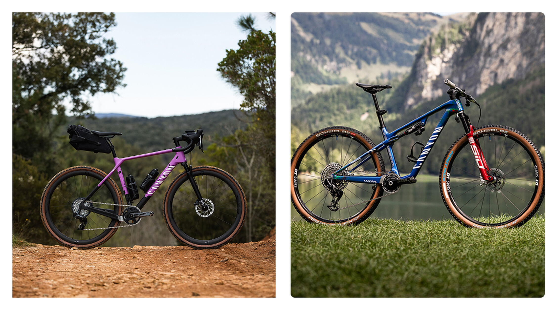 Understanding what is a gravel bike - Canyon Grizl vs Canyon Lux 