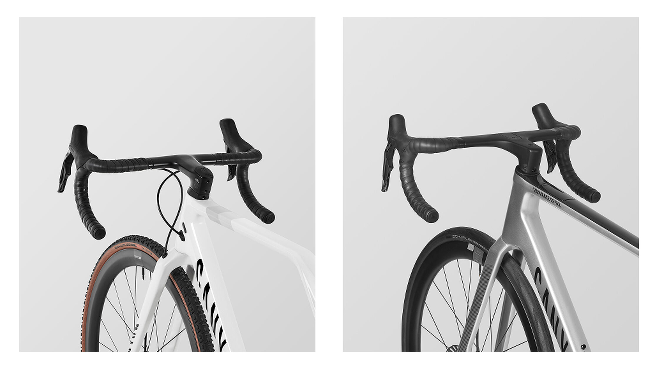 Compare cyclocross vs road bikes with the Inflite CF SLX for off-road mud and the Endurace CF SLX built for smooth road efficiency.   