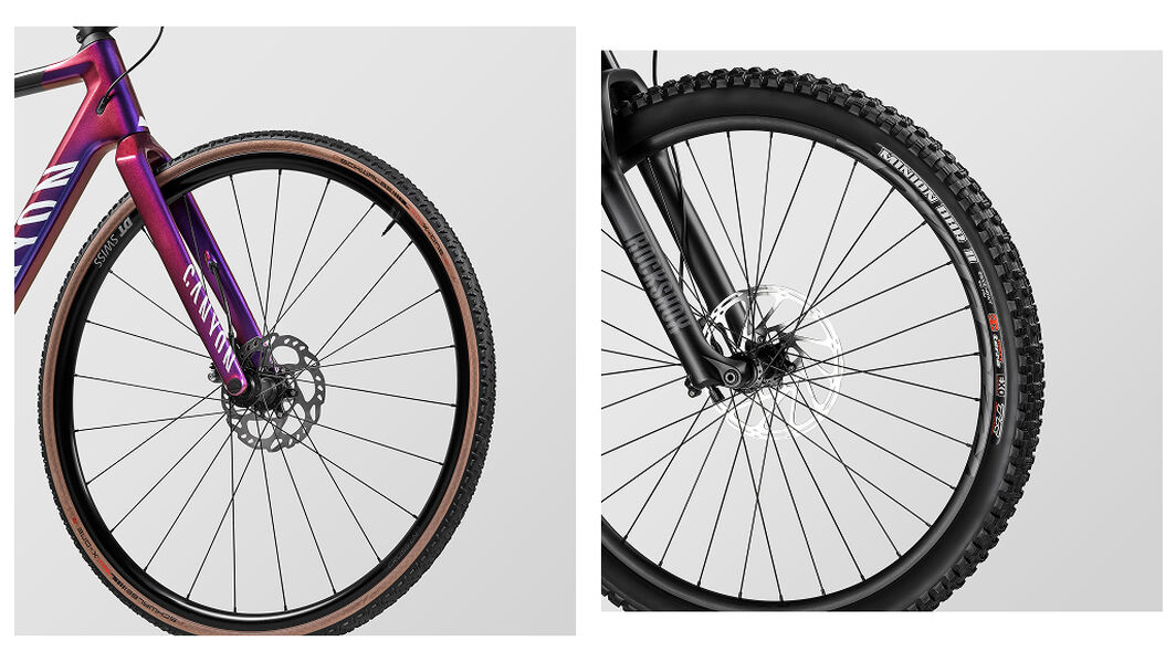 Road or Mountain bike? Understanding tire pressure and traction - Canyon Inflite & Canyon Lux Trail
