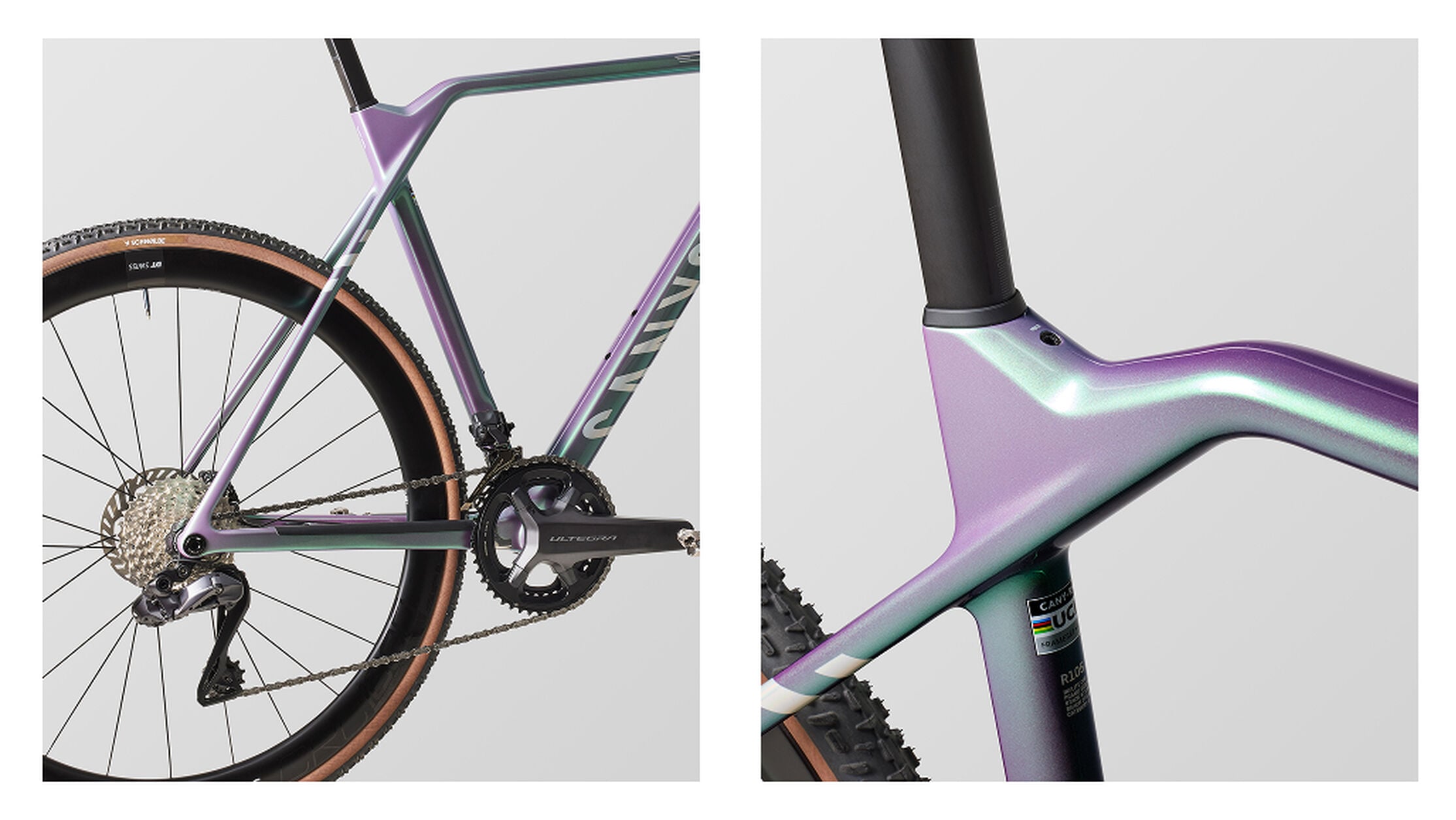 Engineered for the toughest cyclocross conditions, the Inflite minimises mud build-up with clever frame shaping, internal cable routing and ample tyre clearance.