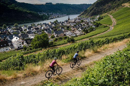 Riding the Moselle Cycle Path Riding the Moselle Cycle Path