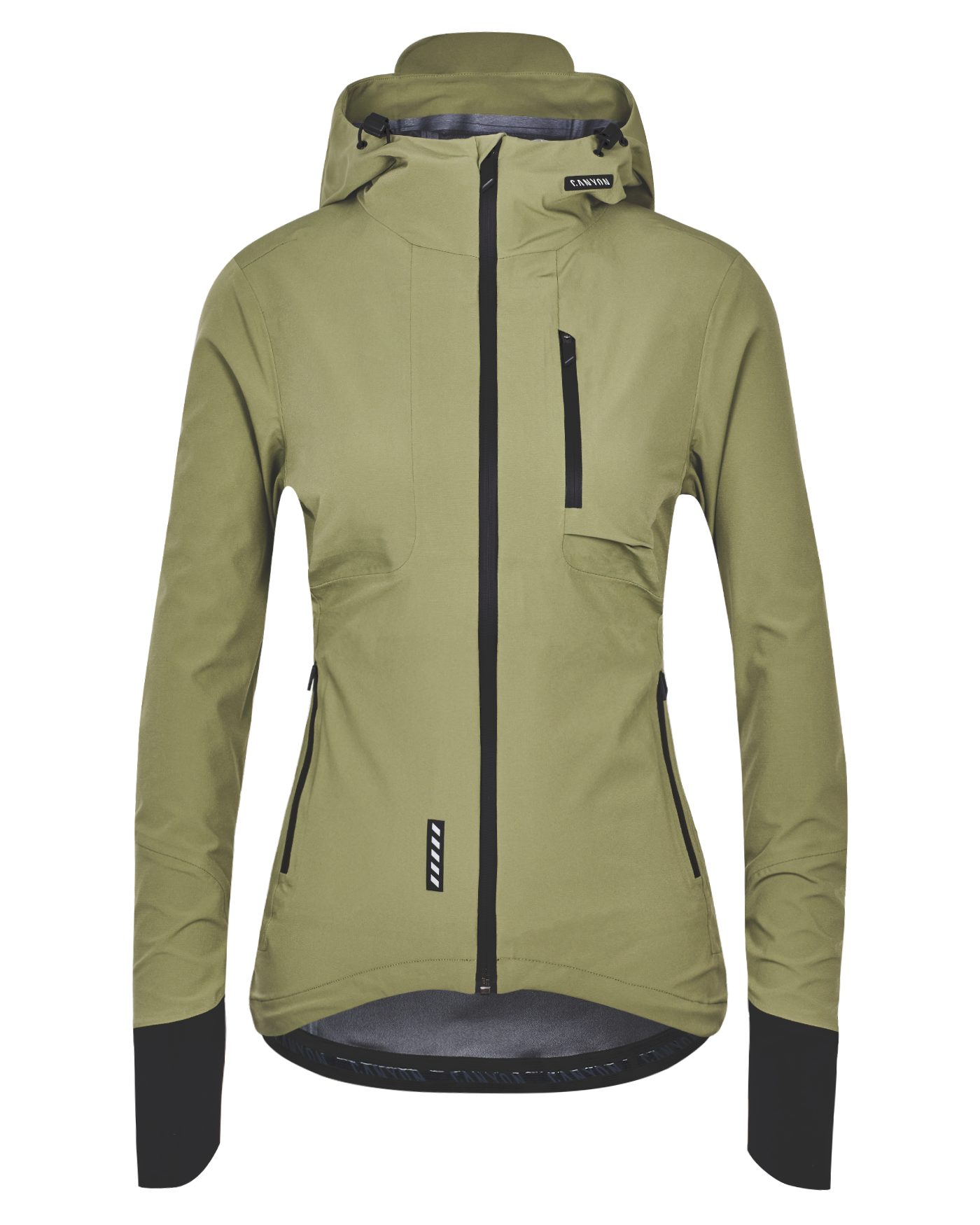 Canyon Women's Cycling Rain Jacket with Hoodie