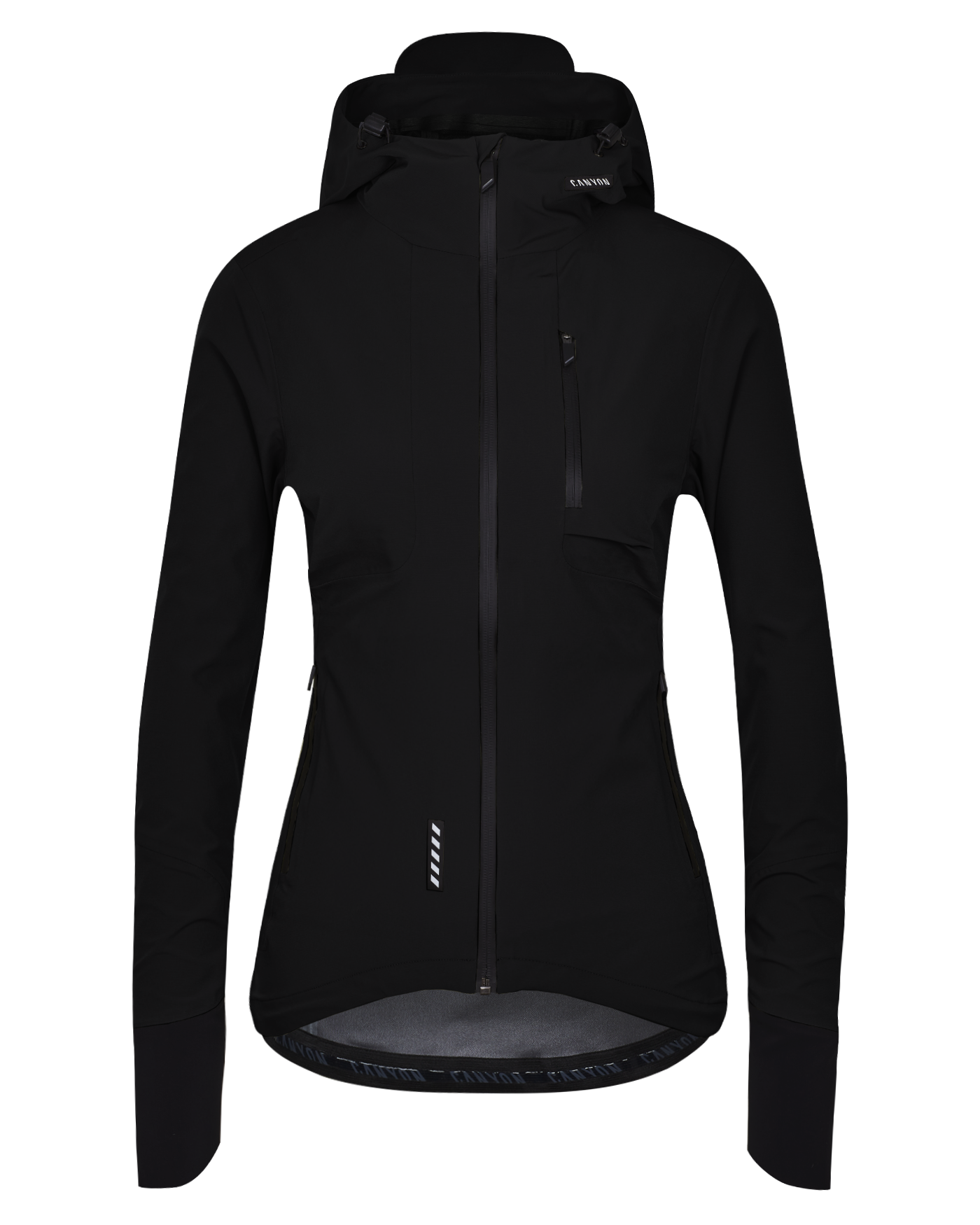 Canyon Women's Cycling Rain Jacket with Hoodie